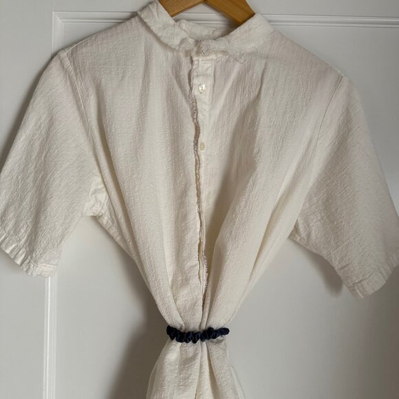 Pas De Calais Women's Cottton & Linen Shirt - Picture 2 of 4